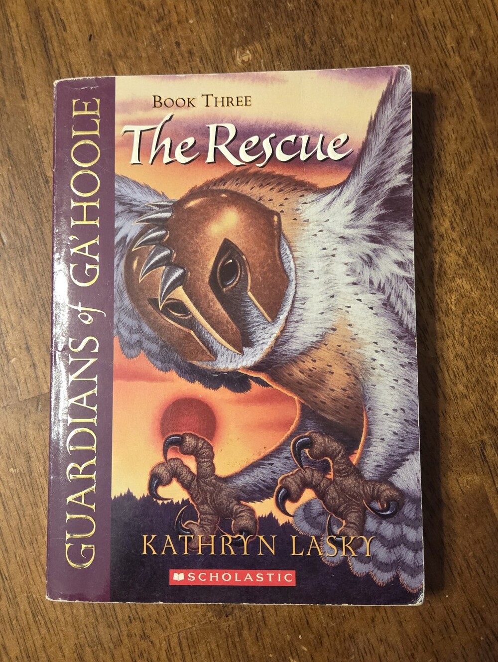 Guardians of Ga'Hoole Book 3: The Rescue by Kathryn Lasky Scholastic Paperback